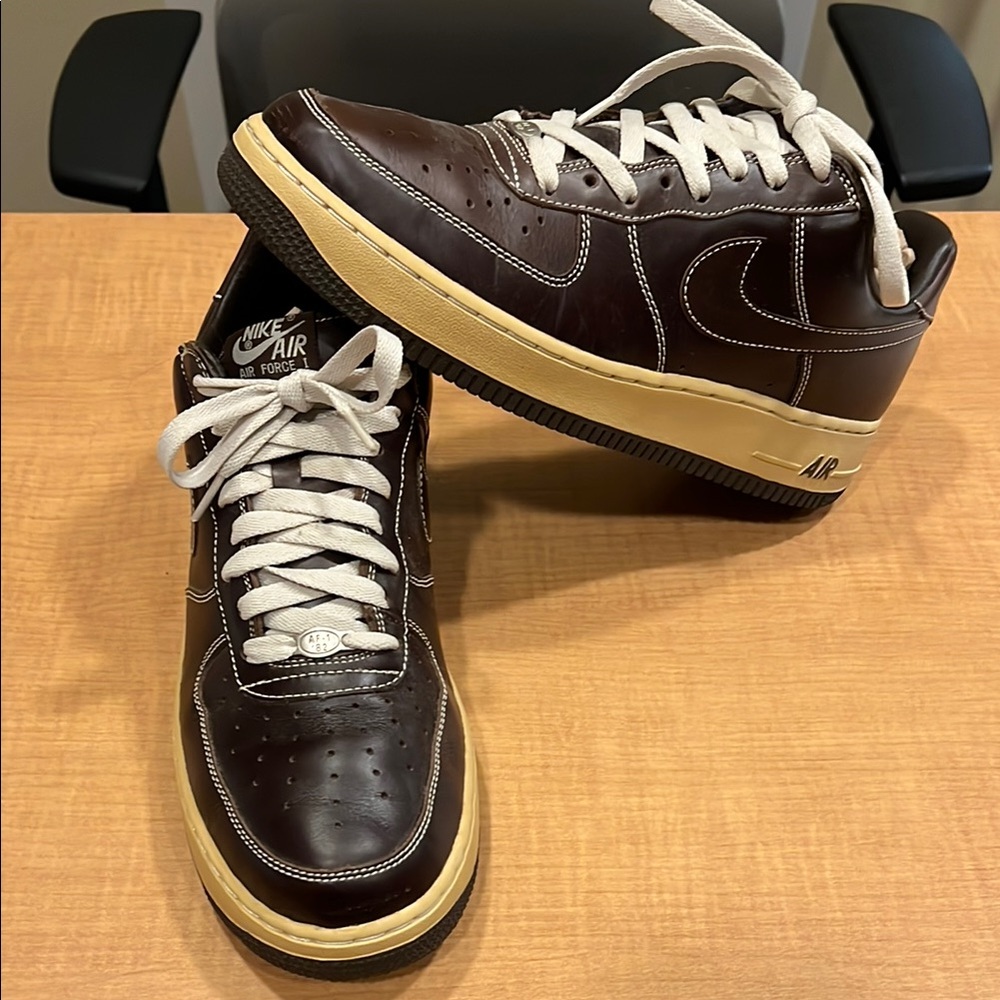 Nike Air Force 1 Low Brown Men's Shoes 10.5